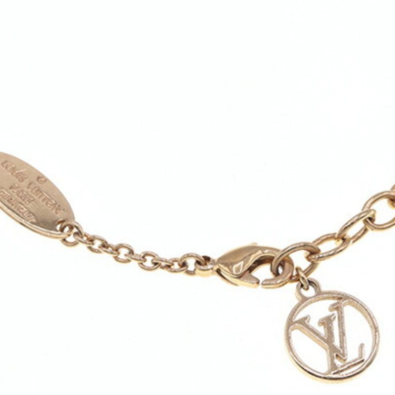 LOUIS VUITTON Bracelet LV Iconic M00587 Gold Metal Ladies Flower - Logoexplore - Image 3