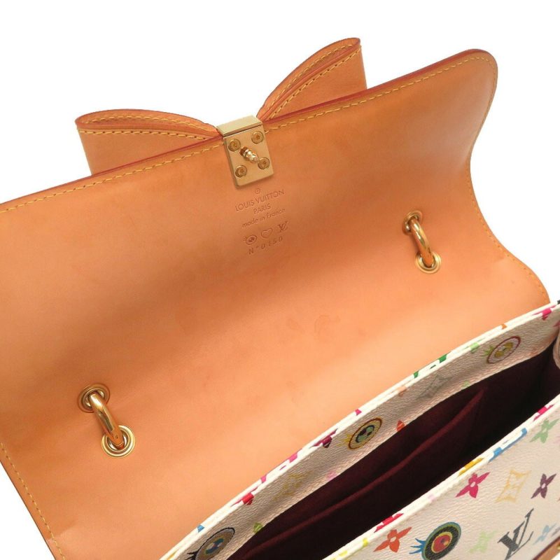 Louis Vuitton Eye Miss You Sack Mule Monogram Multicolor Blanc M92051 Handbag Bag White - Logoexplore - Image 6