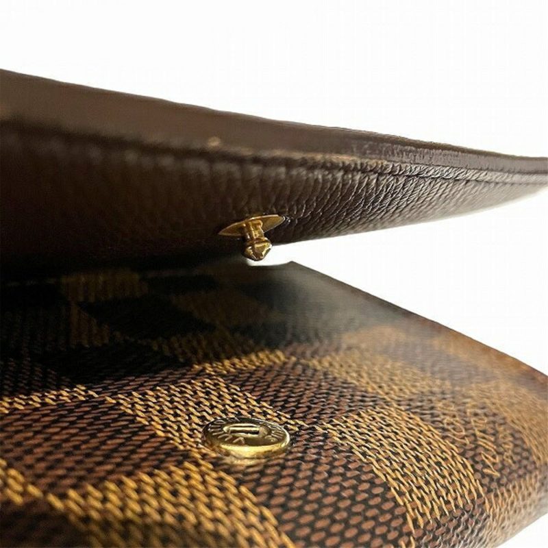 LOUIS VUITTON Damier Portefeuille Tresor N617362 Bifold Wallet Unisex - Logoexplore - Image 8