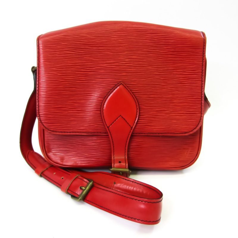 Louis Vuitton Epi Cartouchiere M52247 Women's Shoulder Bag Castilian Red - Logoexplore