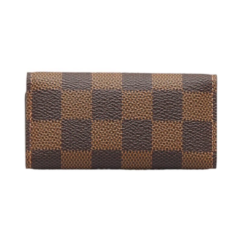 LOUIS VUITTON Damier Multicle 4 Key Case N62631 Brown PVC Leather Women's - Logoexplore - Image 3