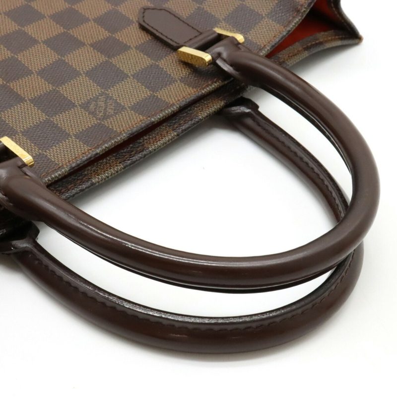 LOUIS VUITTON Damier Sac Pla Tote Bag Handbag Square Type N51140 - Logoexplore - Image 4