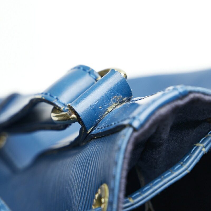 LOUIS VUITTON Epi Petinoe Shoulder Bag M44105 Toledo Blue Leather Women's - Logoexplore - Image 9