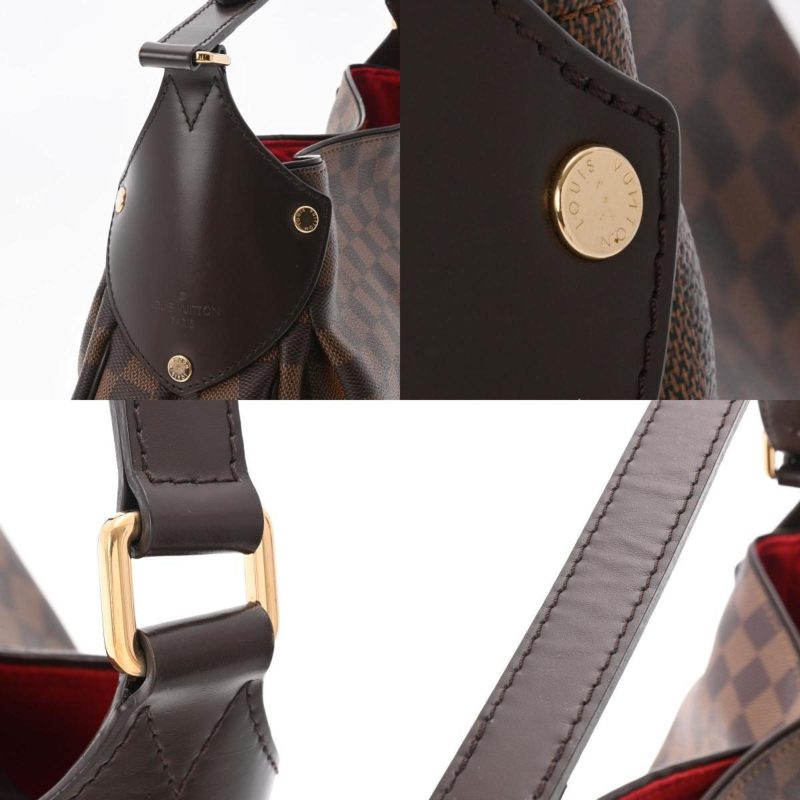 LOUIS VUITTON Damier Regia Brown N63542 Ladies Canvas One Shoulder Bag - Logoexplore - Image 10
