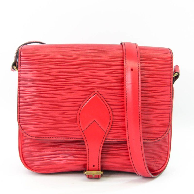 Louis Vuitton Epi Cartouchiere M52247 Women's Shoulder Bag Castilian Red - Logoexplore