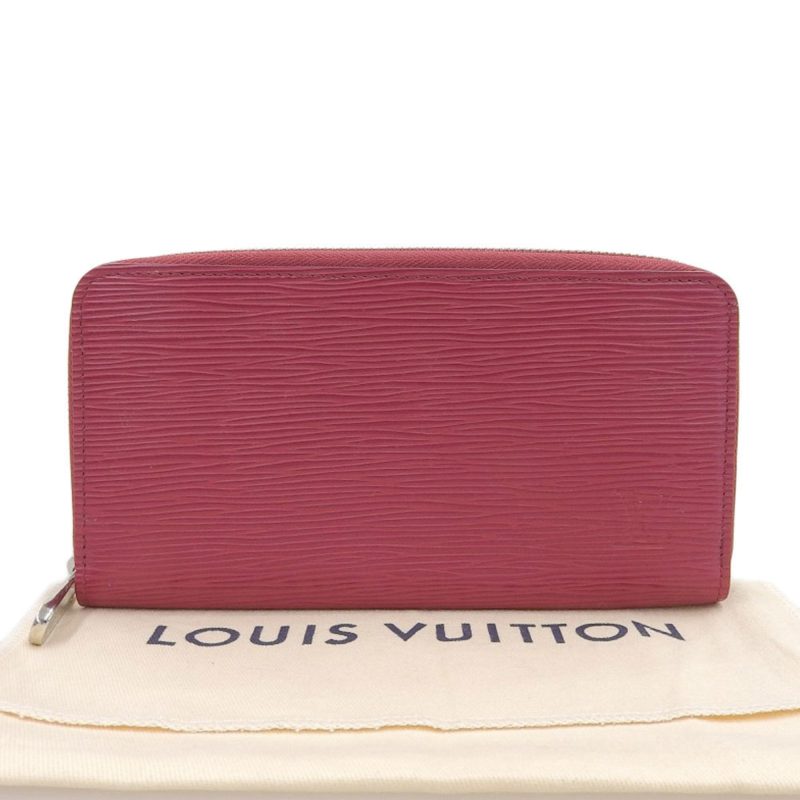 Louis Vuitton Epi Zippy Wallet Round Zipper Long Fuchsia Red M61858 - Logoexplore