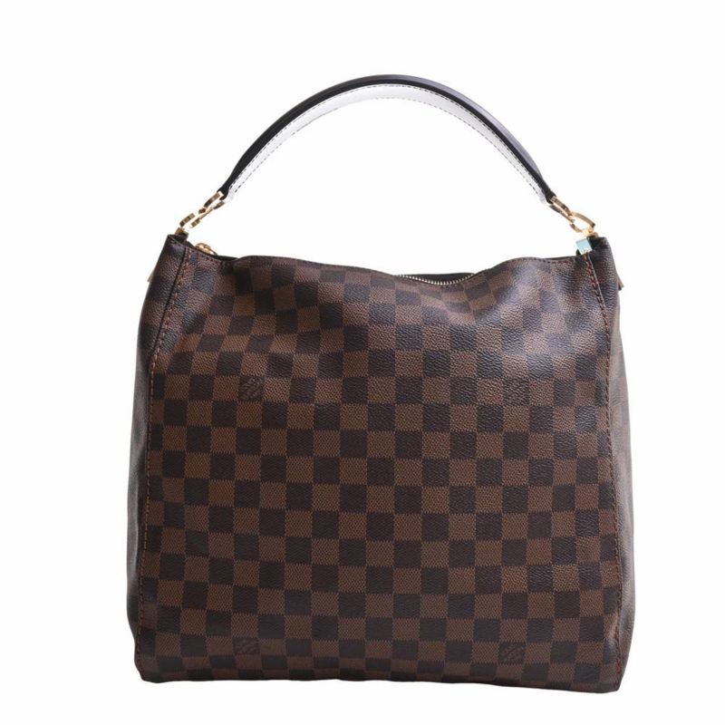 LOUIS VUITTON Damier Portobello PM One Shoulder Bag N41184 Brown Women's - Logoexplore