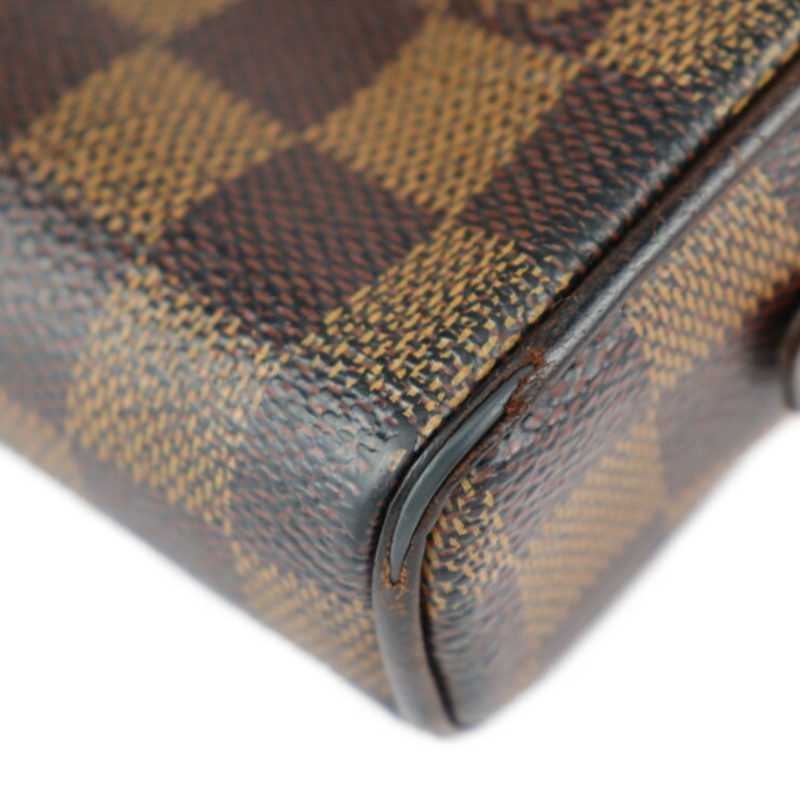 LOUIS VUITTON Bumbag Brooklyn Waist Bag N41101 Damier Canvas Ebene Gold Hardware Bronze Body Vuitton - Logoexplore - Image 5