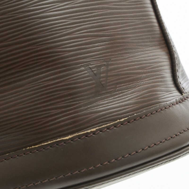 LOUIS VUITTON Epi Bucket PM Tote Bag with Pouch Mocha Brown M58990 - Logoexplore - Image 4