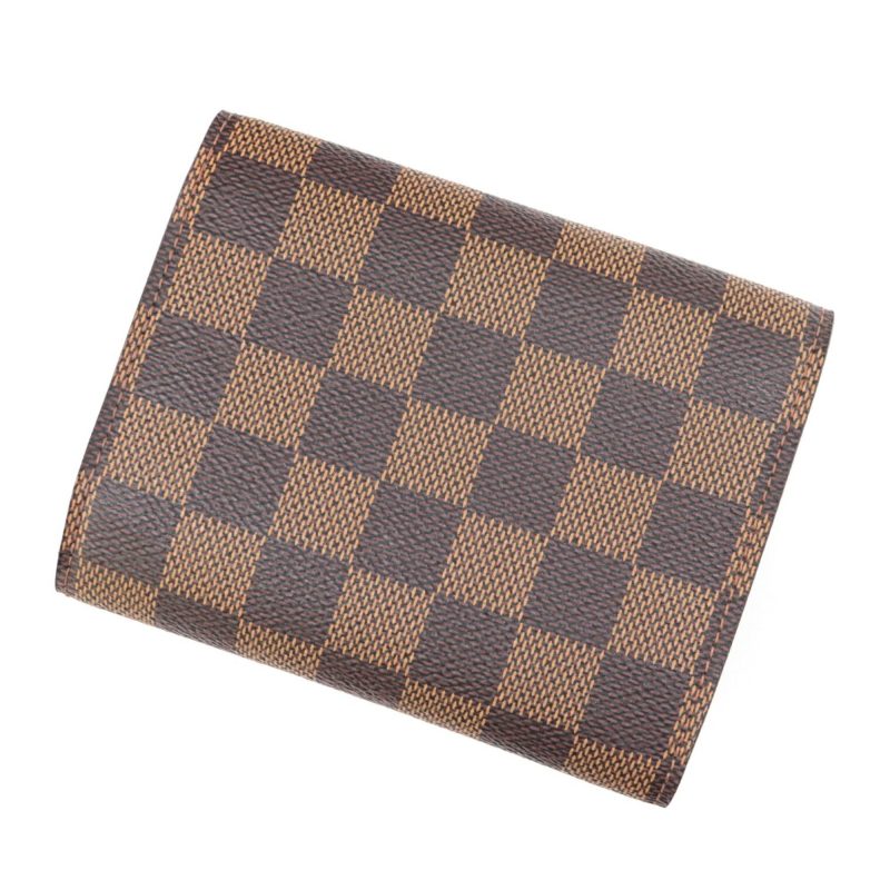 Louis Vuitton Damier Women's Damier Canvas Wallet (tri-fold) Brown - Logoexplore - Image 2