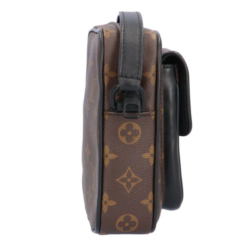 LOUIS VUITTON Crust Fur Wearable Monogram Macassar Shoulder Bag M69404 Brown Unisex - Logoexplore - Image 4