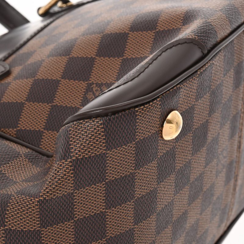 LOUIS VUITTON Damier Verona PM Brown N41117 Women's Canvas Handbag - Logoexplore - Image 8