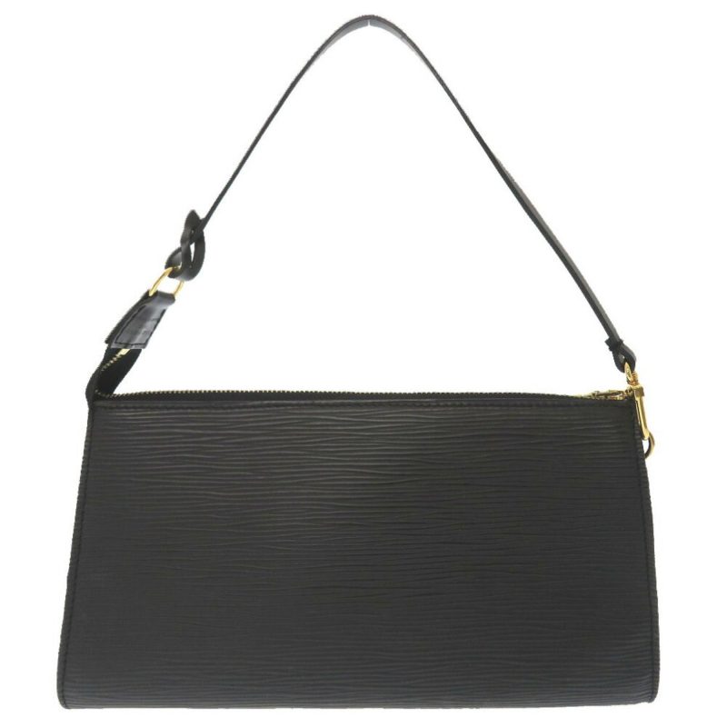Louis Vuitton Epi Pochette Accessoir Noir M52942 Handbag Bag Black - Logoexplore