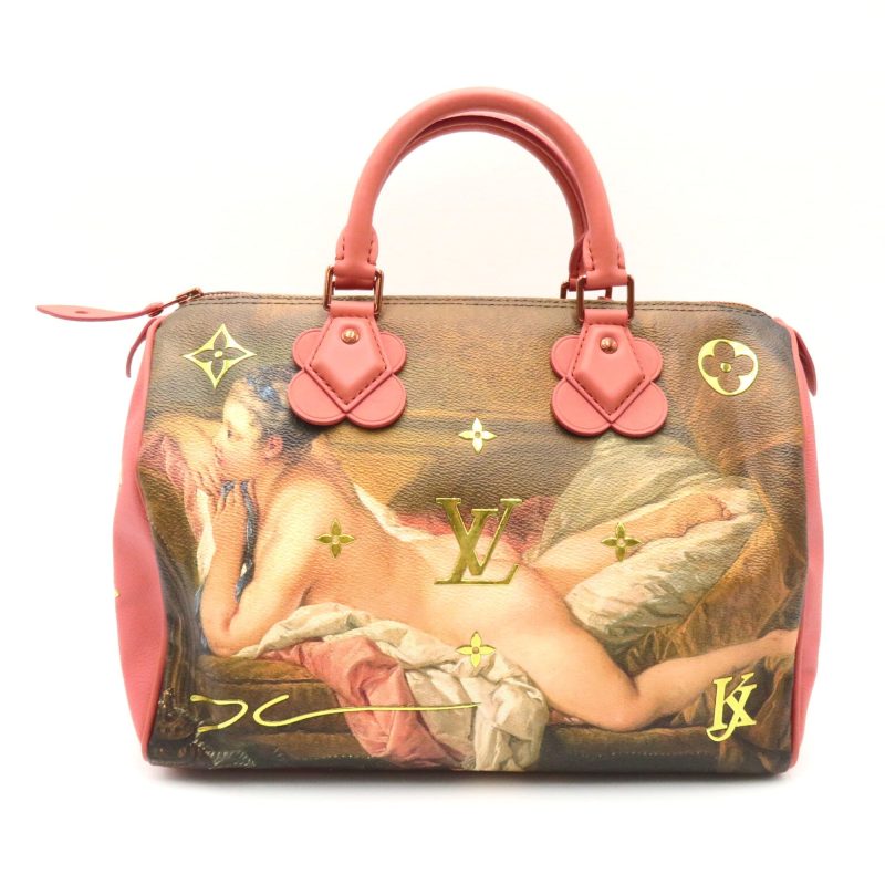 LOUIS VUITTON Boucher Speedy 30 Pink Mulch color Masters collection PVC coated canvas M43353 - Logoexplore - Image 2