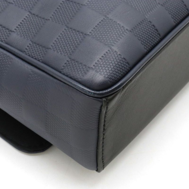 LOUIS VUITTON Damier Infini District MM Shoulder Bag Astral N41039 - Logoexplore - Image 3