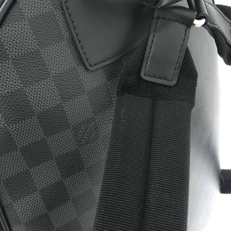 Louis Vuitton Damier Graphite Josh Christopher Nemeth Rope Pattern Backpack N41712 - Logoexplore - Image 6