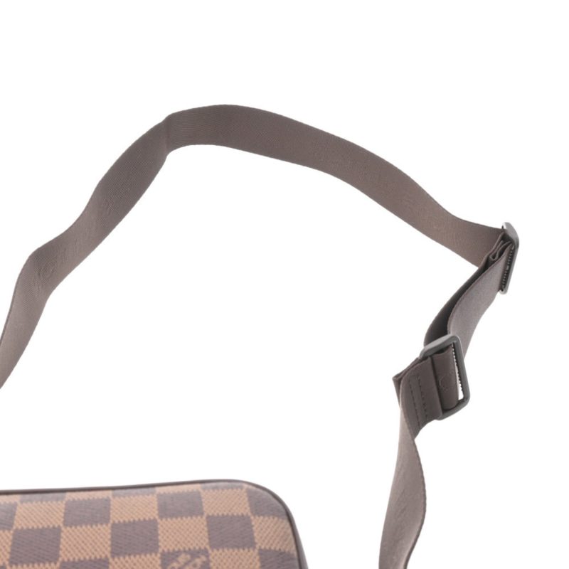LOUIS VUITTON Damier Olaf MM Brown N41441 Men's Canvas Shoulder Bag - Logoexplore - Image 4