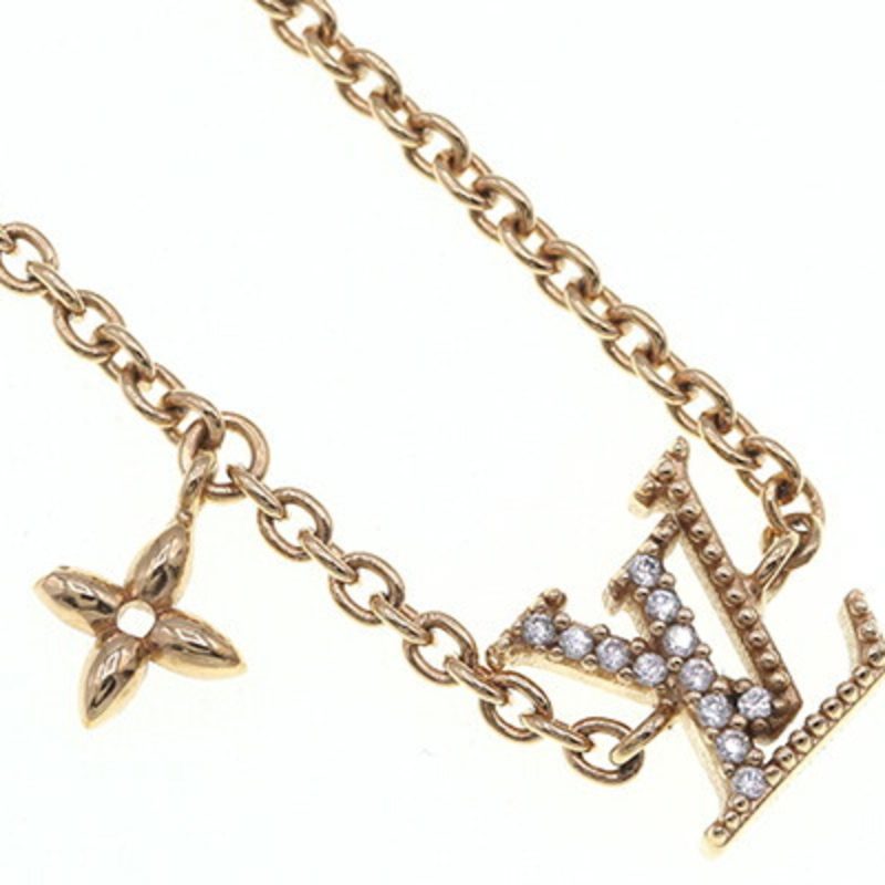 LOUIS VUITTON Bracelet LV Iconic M00587 Gold Metal Ladies Flower - Logoexplore - Image 4