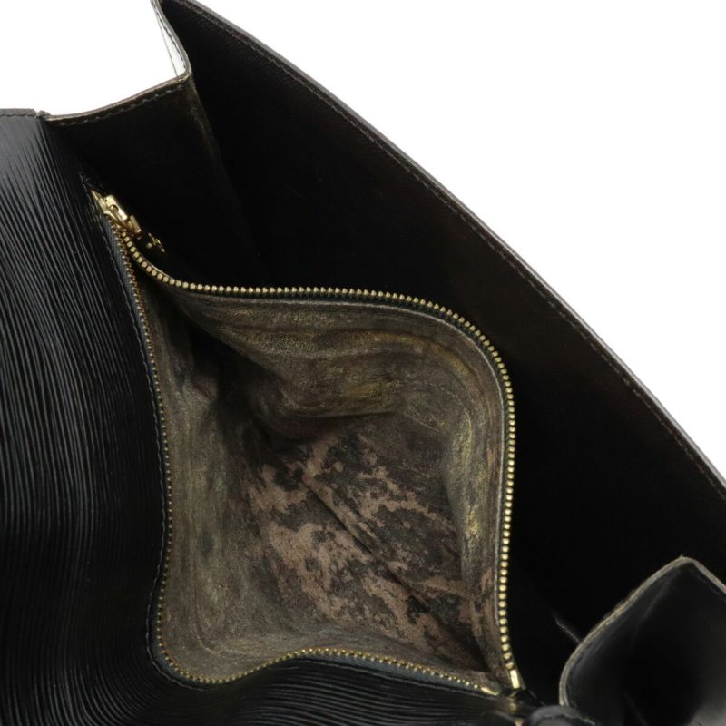 LOUIS VUITTON Epi Pochette Serie Dragonne Second Bag Noir Black Key Missing M52612 - Logoexplore - Image 6