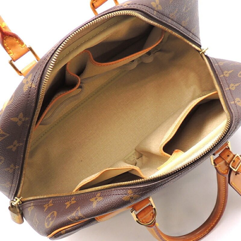 LOUIS VUITTON Deauville [Bowling Vanity] *No Key Women's Handbag M47270 Monogram [Brown] - Logoexplore - Image 6