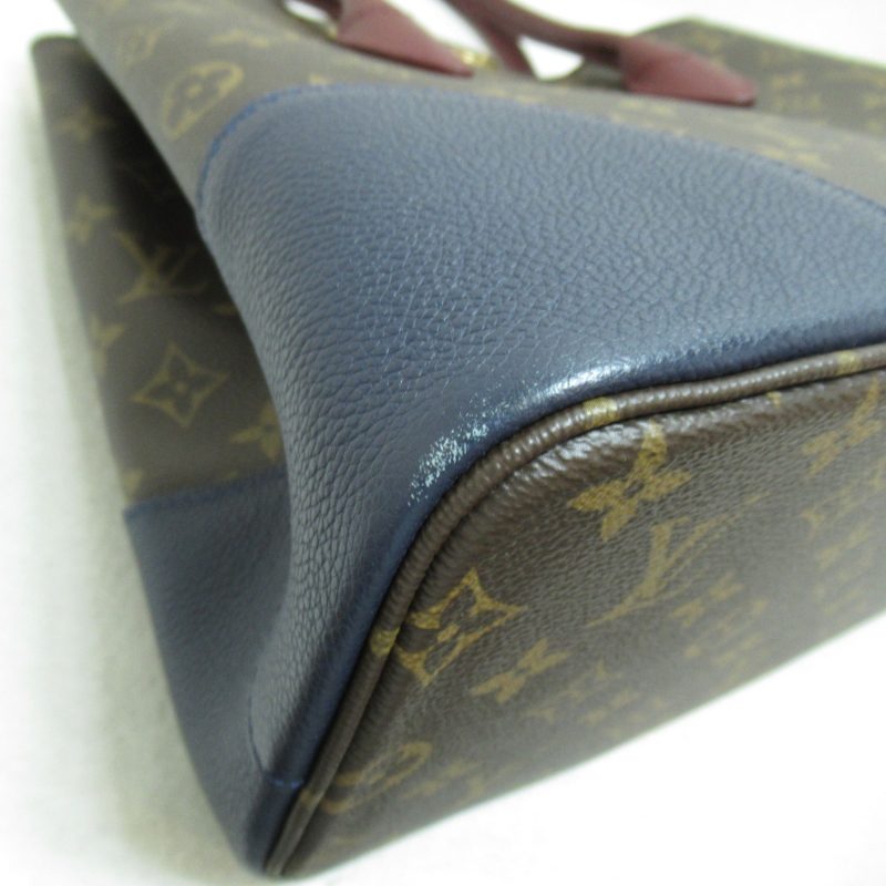 LOUIS VUITTON Flandrin Brown navy mauve Monogram PVC coated canvas M43169 - Logoexplore - Image 10