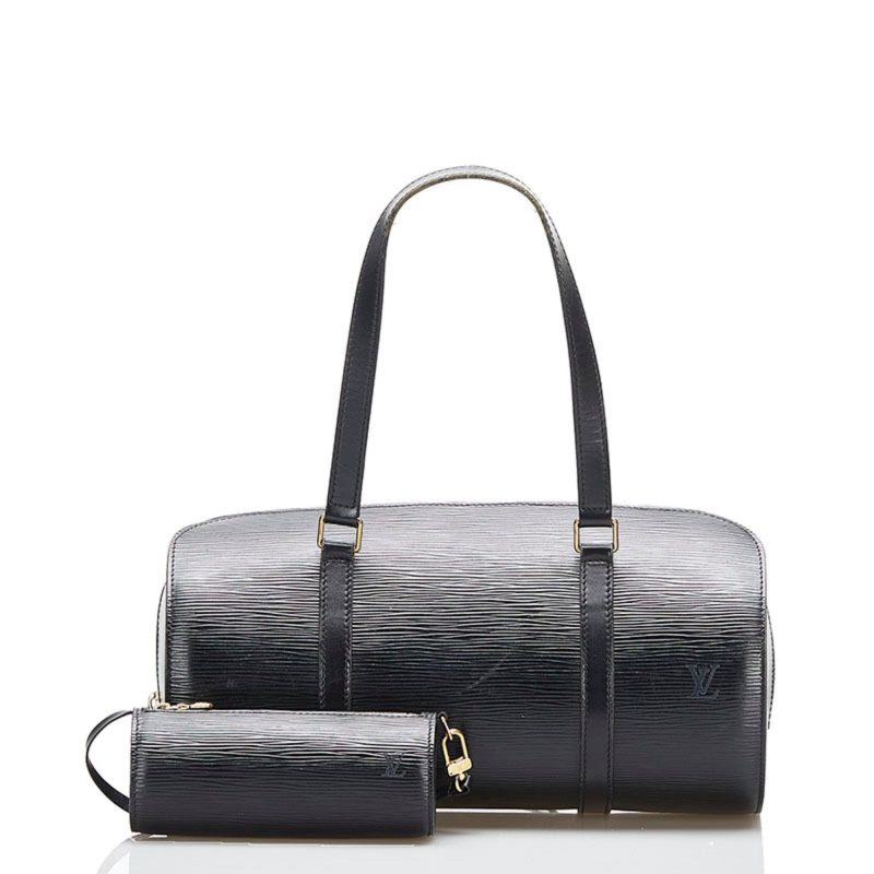Louis Vuitton Epi Soufflot Handbag M52222 Noir Black Leather Ladies LOUIS VUITTON - Logoexplore