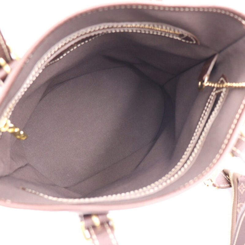 LOUIS VUITTON Bucket PM Tote Bag M95226 Monogram Minilan Leather Dark Brown Gold Hardware Shoulder - Logoexplore - Image 7