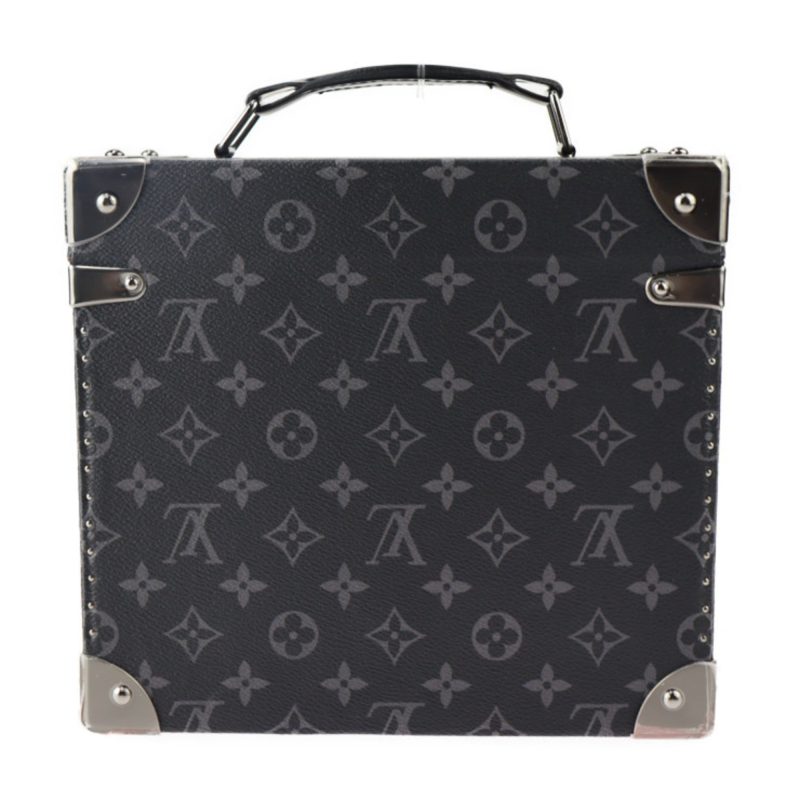 LOUIS VUITTON Fragrance Box Other Bag M20078 Monogram Eclipse Leather Black Silver Hardware Trunk Vanity - Logoexplore - Image 3