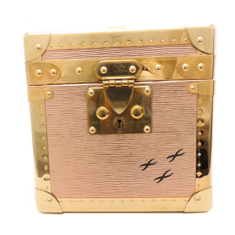 Louis Vuitton Epi Bowat Fracon Ladies Trunk Pink Gold - Logoexplore