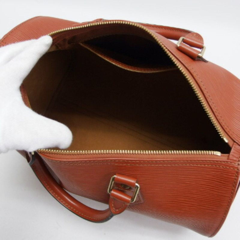 LOUIS VUITTON Epi Speedy 30 Boston Bag Kenya Brown - Logoexplore - Image 3