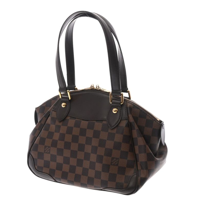 LOUIS VUITTON Damier Verona PM Brown N41117 Ladies Canvas Handbag - Logoexplore - Image 2