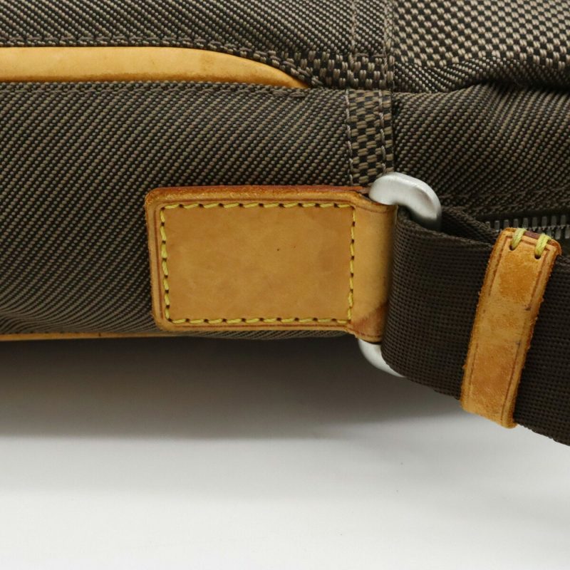 LOUIS VUITTON Damiergeant Citadin Shoulder Bag Canvas Tail Khaki M93040 - Logoexplore - Image 8