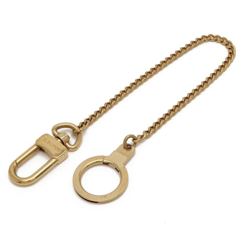 LOUIS VUITTON Chenne Anocre Keychain Keyring Gold GP M58021 - Logoexplore - Image 2