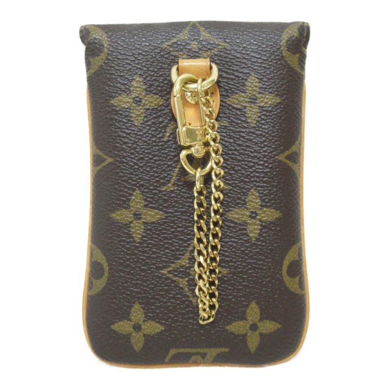 LOUIS VUITTON Etui / Telephone MM carrying case Brown Monogram leather M66546 - Logoexplore - Image 2