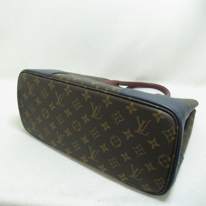 LOUIS VUITTON Flandrin Brown navy mauve Monogram PVC coated canvas M43169 - Logoexplore - Image 4