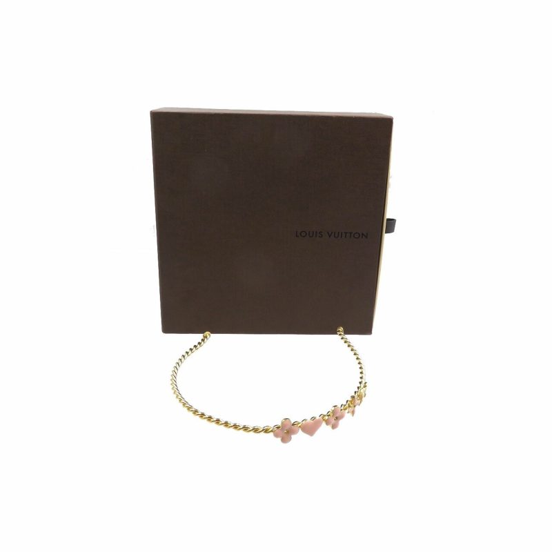 LOUIS VUITTON Ceretette Sweet Monogram GP Gold Pink Headband - Logoexplore - Image 2