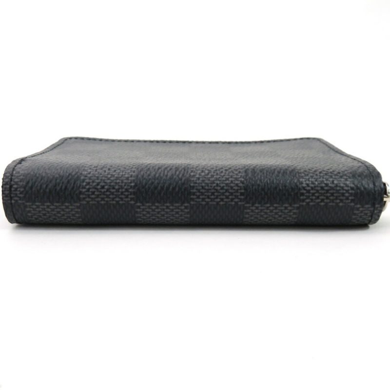 Louis Vuitton Coin Case Damier Graphite Zippy Purse Canvas Dark Gray Men's M63076 - Logoexplore - Image 3
