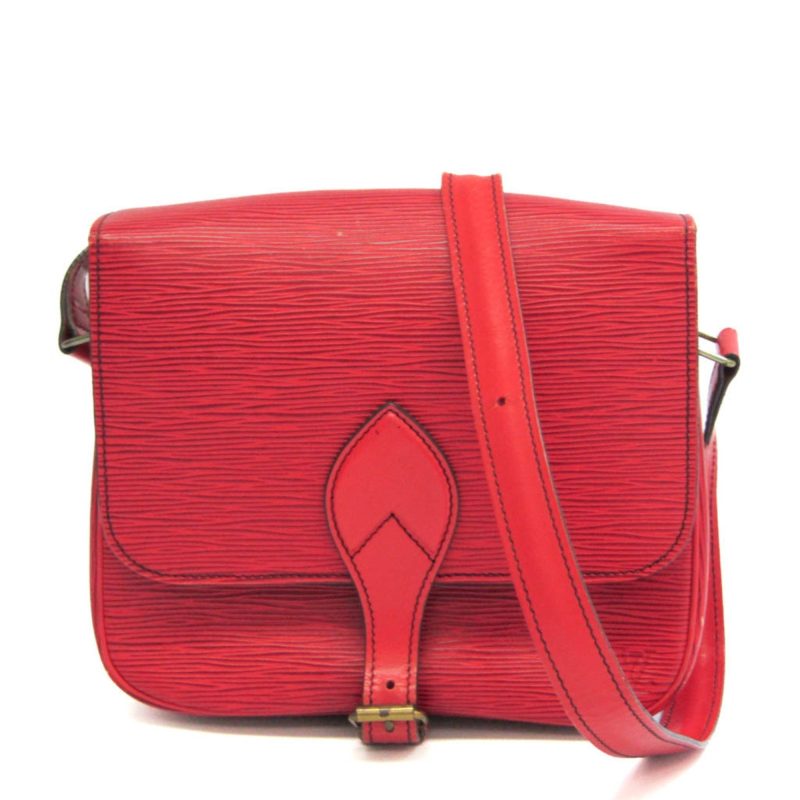 LOUIS VUITTON Epi Cartouchiere M52247 Women's Shoulder Bag Castilian Red - Logoexplore