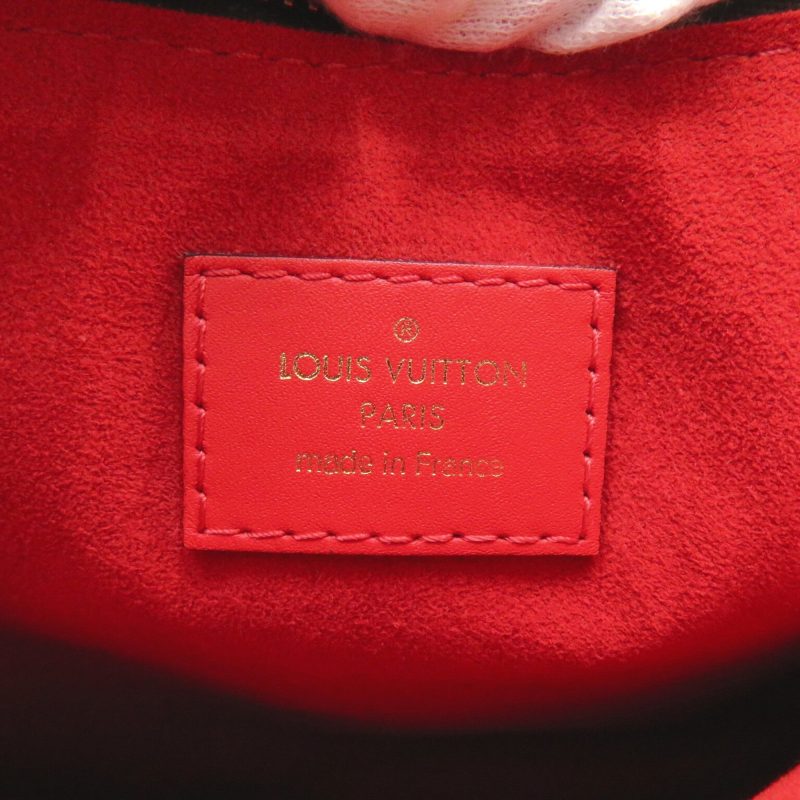 LOUIS VUITTON Flower tote Brown Red Coquelicot Monogram PVC coated canvas M43553 - Logoexplore - Image 8