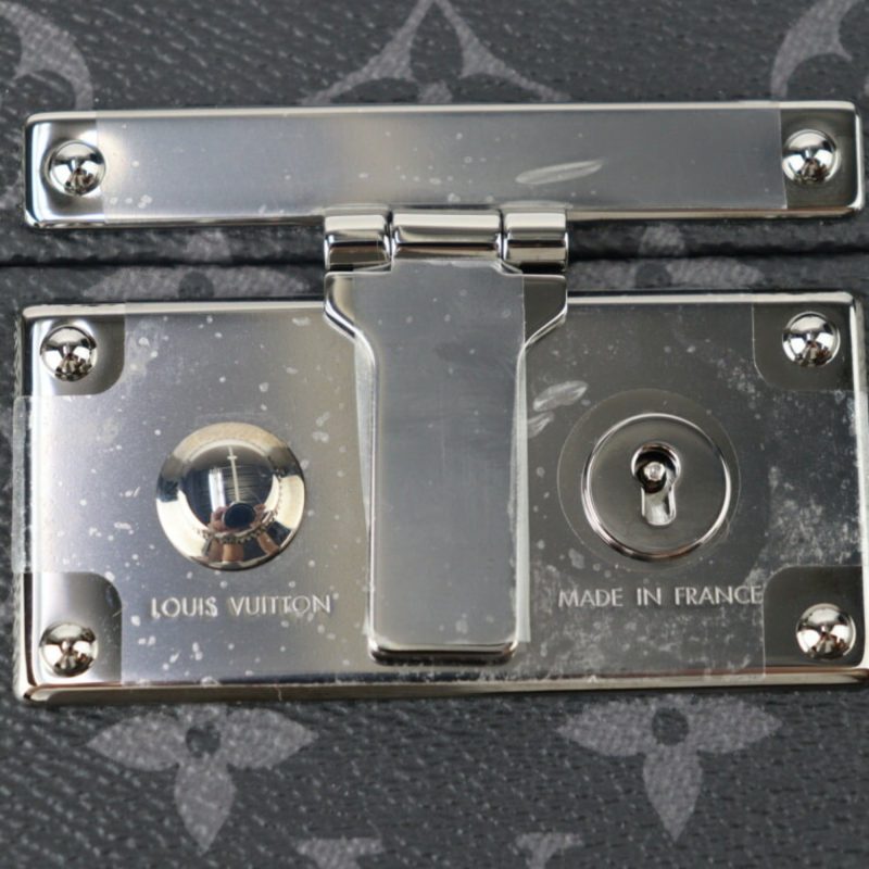 LOUIS VUITTON Fragrance Box Other Bag M20078 Monogram Eclipse Leather Black Silver Hardware Trunk Vanity - Logoexplore - Image 6
