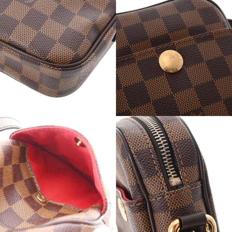 LOUIS VUITTON Damier Lift Brown N60009 Women's Canvas Shoulder Bag - Logoexplore - Image 10