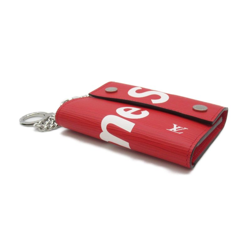 LOUIS VUITTON Chain Wallet [Supreme] Red Epi leather M67755 - Logoexplore - Image 3