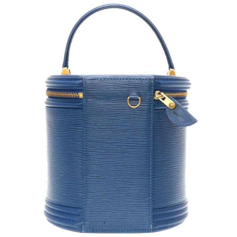 LOUIS VUITTON Epi Cannes Blue M48035 Handbag - Logoexplore - Image 2
