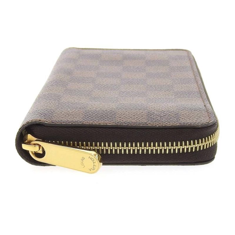 LOUIS VUITTON Damier Zippy Round Long Wallet Ebene N41661 - Logoexplore - Image 6