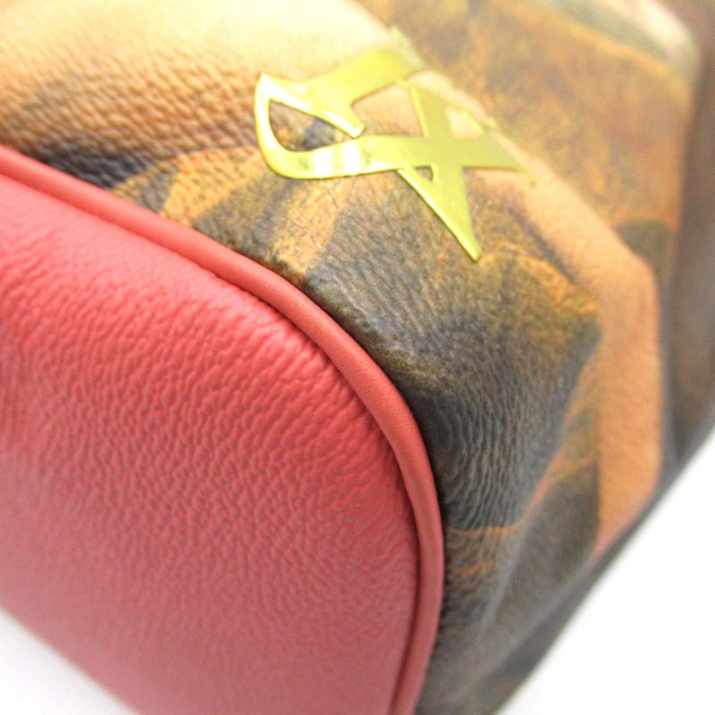 LOUIS VUITTON BOUCHER Neverfull MM Pink Beige Poppy petal Masters collection PVC coated canvas M43357 - Logoexplore - Image 8