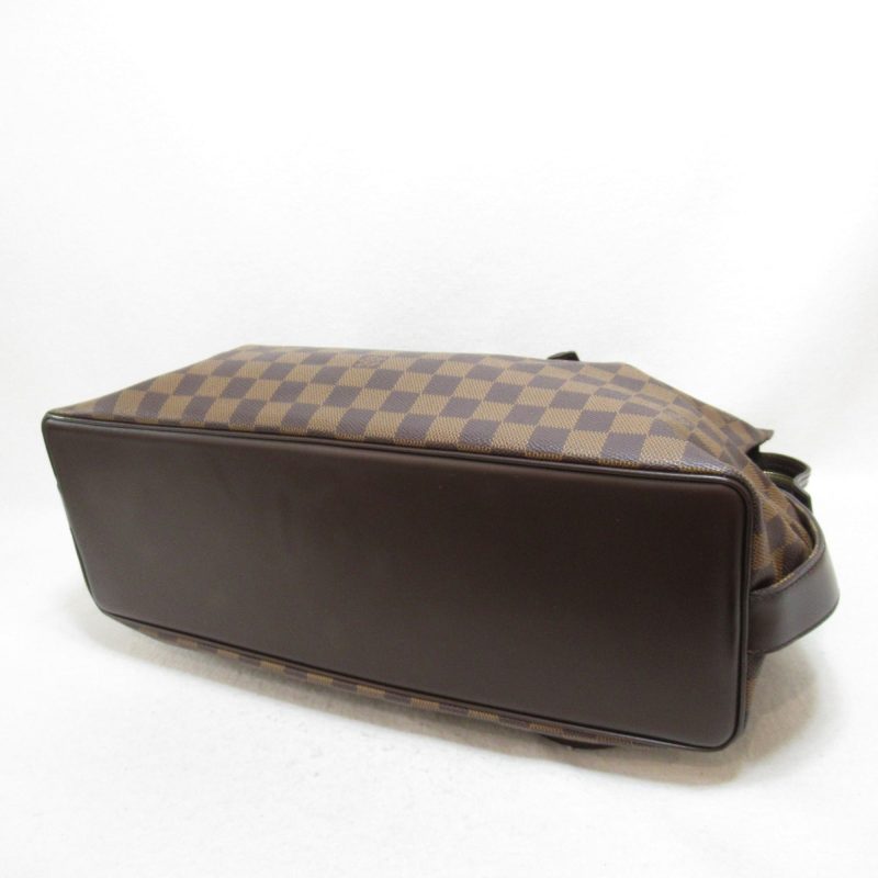 LOUIS VUITTON Chelsea Tote Bag Brown Ebene Damier PVC coated canvas N51119 - Logoexplore - Image 4
