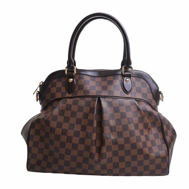 LOUIS VUITTON Damier Trevi GM 2WAY Handbag N51998 Brown Women's - Logoexplore
