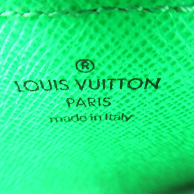 LOUIS VUITTON Coin card holder Brown Green Monogram macassar PVC coated canvas M81627 - Logoexplore - Image 6