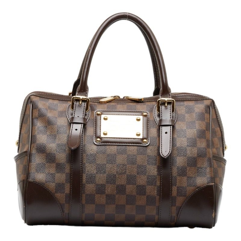 LOUIS VUITTON Damier Berkley handbag N52000 brown PVC leather ladies - Logoexplore