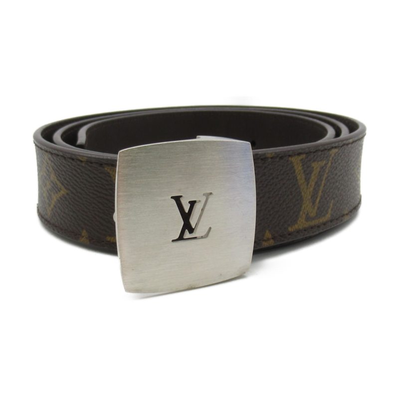 LOUIS VUITTON Ceinture 33.5" Brown Monogram PVC coated canvas M6887V - Logoexplore